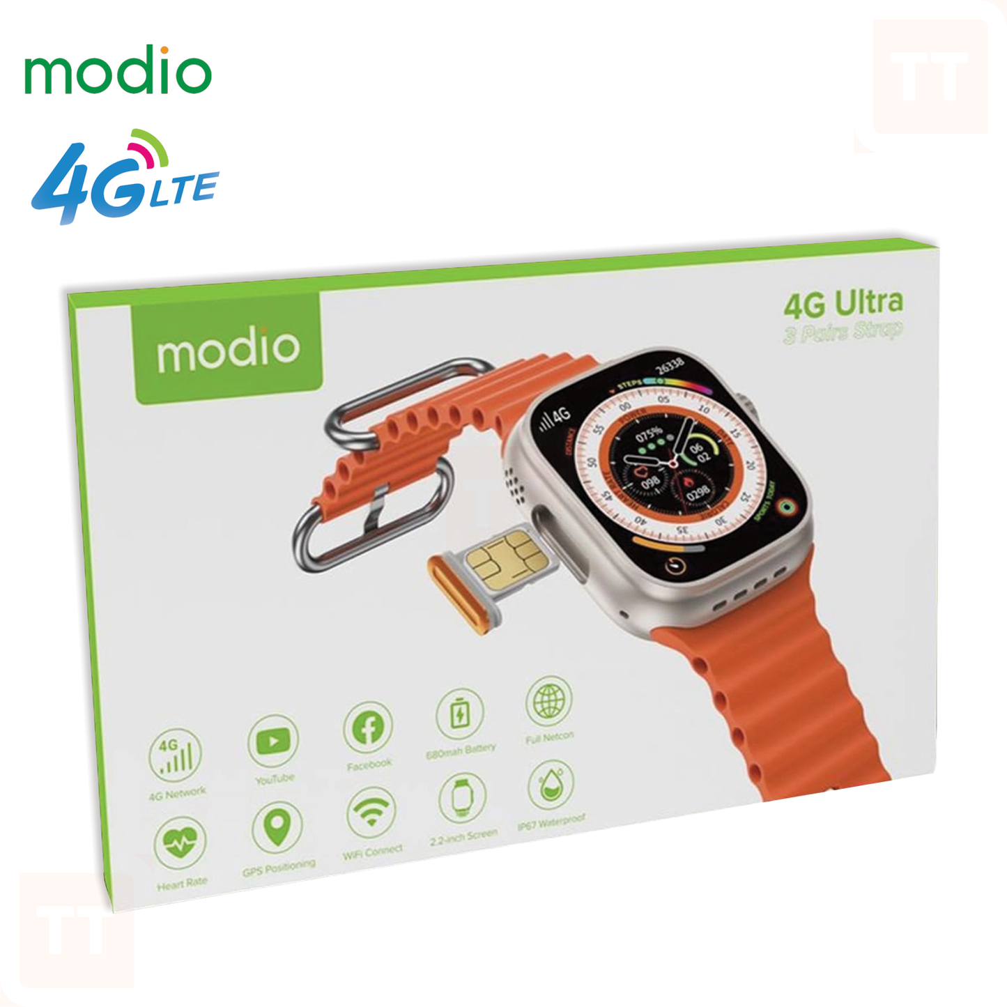 Modio 4G Ultra Android Smart Watch